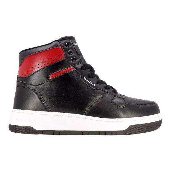 Nautica Men\'s Oakford High Top Sneakers Black Red Size 10 main image 5